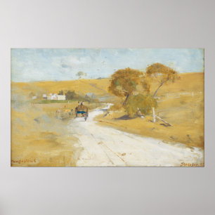 Poster Arthur Streeton - Em Templestowe