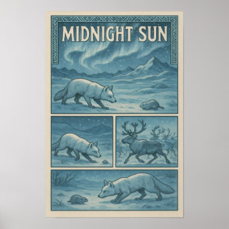 Poster Artic Aurora Tales