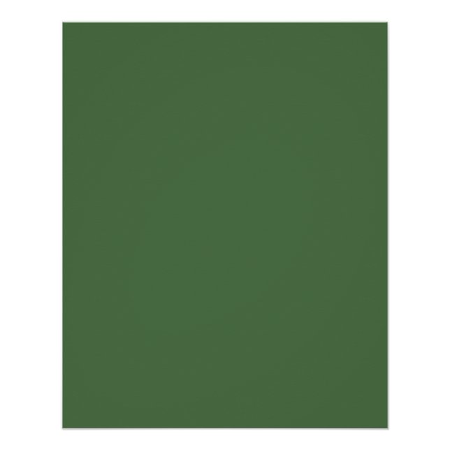 Póster Artichoke verde (cor sólida) (Frente)