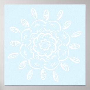 Póster Ártico Mandala