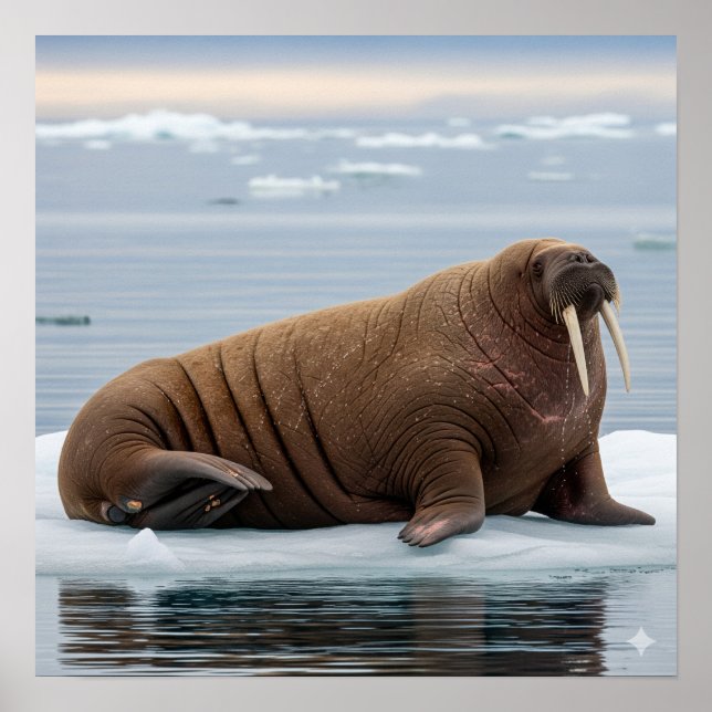 Poster Ártico Walrus (Frente)
