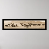 Artilharia El Paso TX Huge Foto 1916