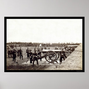 Póster Artilharia pesada de 1rua de Connecticut em Fort R