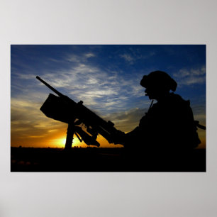 Poster Artilheiro de máquina