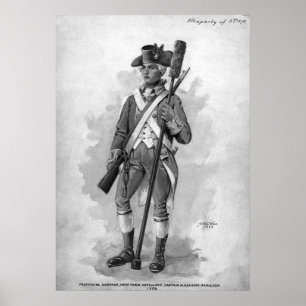 Póster Artillerist revolucionário