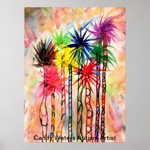 Poster Artista Autismo Candy Waters