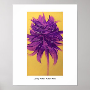 Póster Artista do Autismo Candy Waters