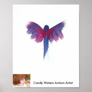 Poster Artista do Autismo Candy Waters