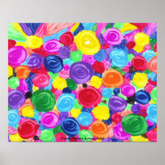 Póster Artista do Autismo Candy Waters