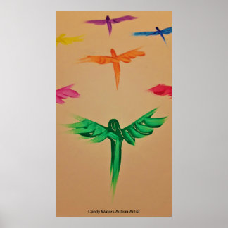 Poster Artista do Autismo Candy Waters