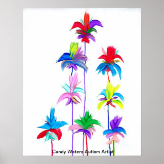 Poster Artista do Autismo Candy Waters