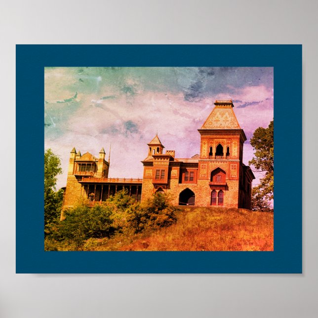 Poster Artista Frederic Edwin Church Hudson, NY Estate (Frente)