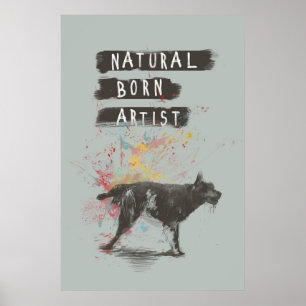 Póster artista nascer natural