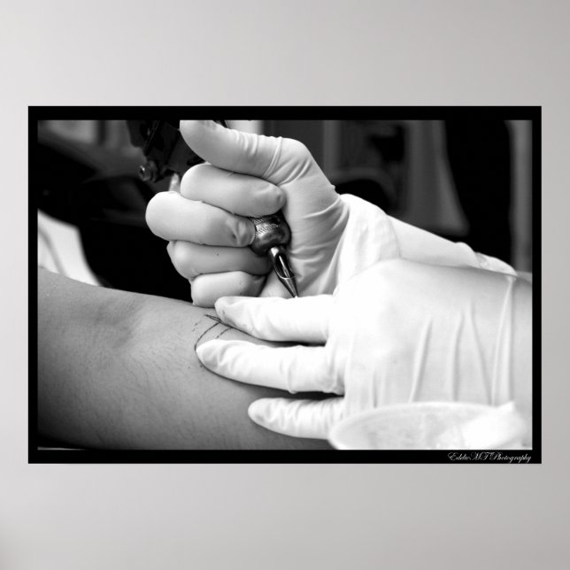 Póster Artista No Trabalho (Frente)