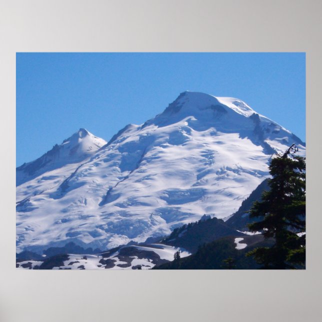 Póster Artista Ponto Mt. Baker (Frente)