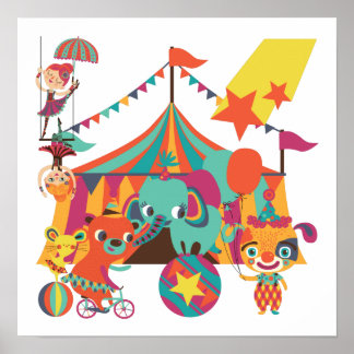 Poster Artistas do Circo