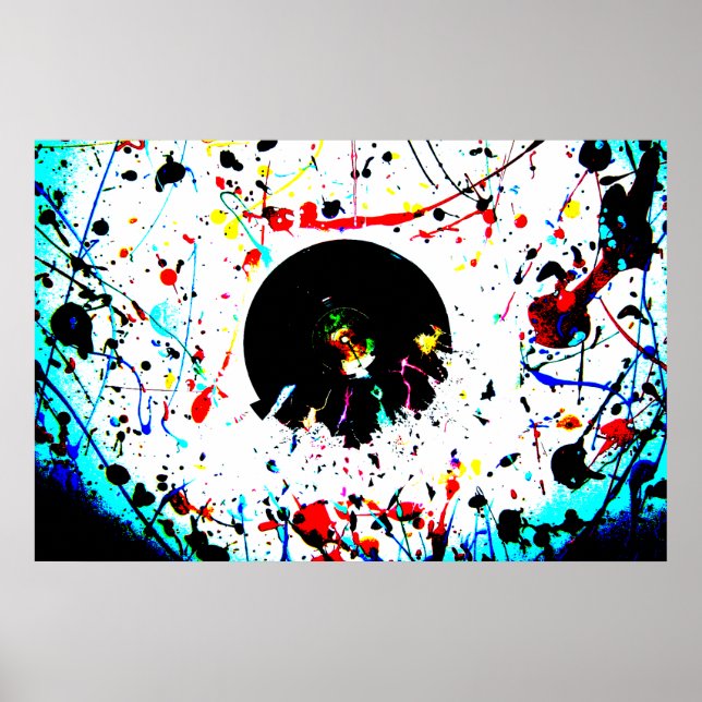 Poster artístico vívido de vinil (Frente)