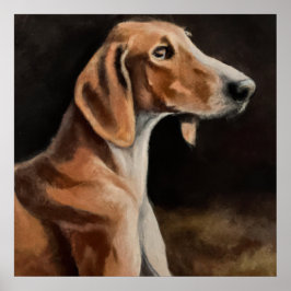 Poster Artois Hound - Retrato de Cachorro