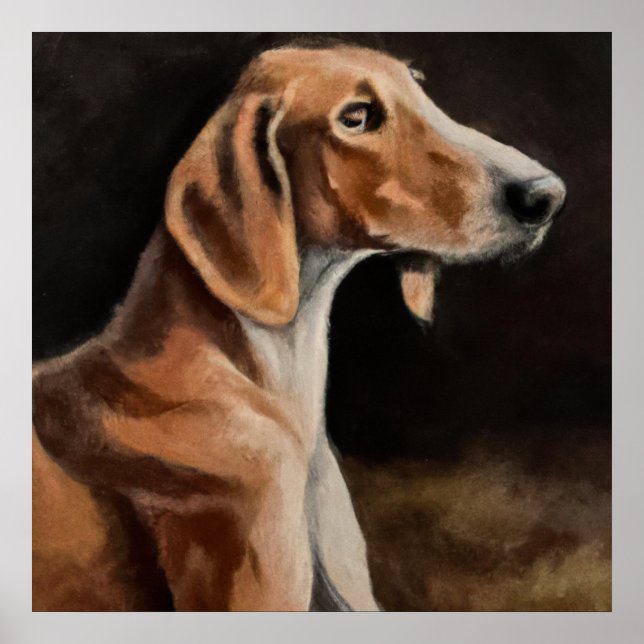 Poster Artois Hound - Retrato de Cachorro (Frente)
