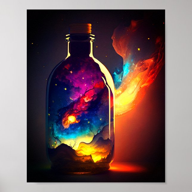 Poster Artsy Bottle (Frente)