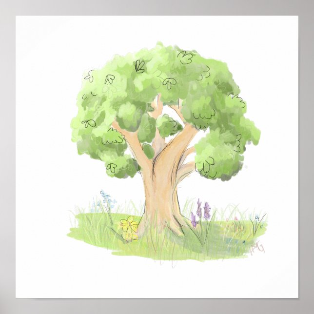 Póster Árvore (Frente)