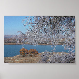 Póster Árvore Congelada