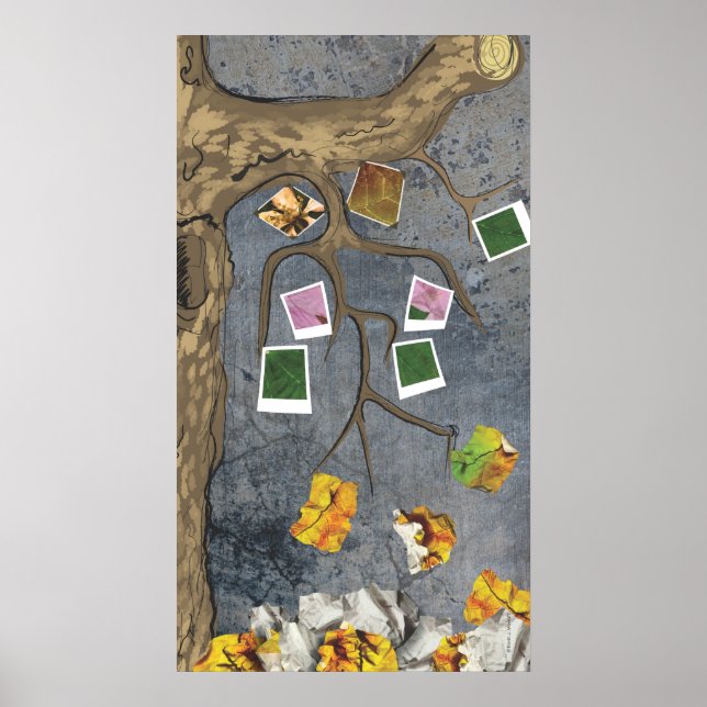 Póster Árvore da família de terminal (Frente)