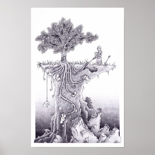 Poster Árvore da Vida (Frente)