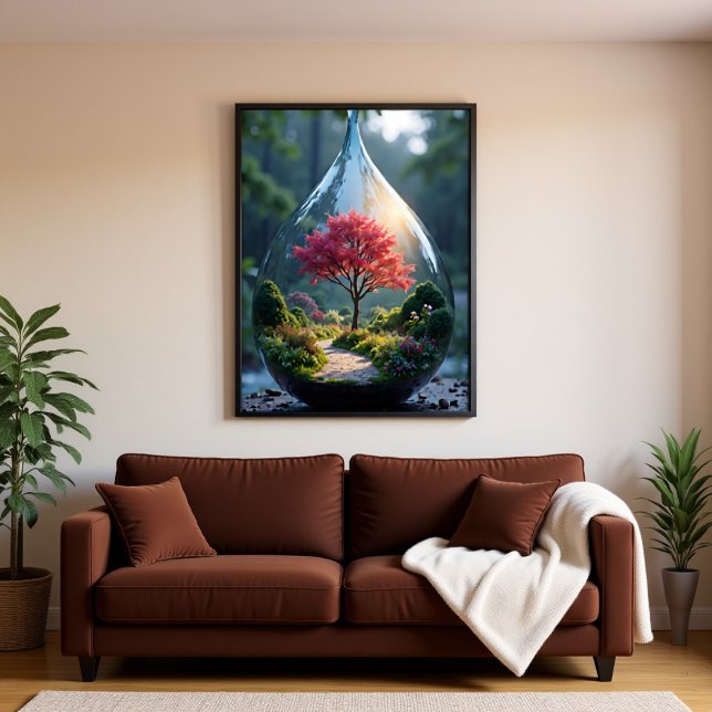 Póster Árvore da Vida Encantada de Jardim Natureza Místic (Criador carregado)