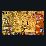 Póster Árvore da vida Gustav Klimt Nouveau<br><div class="desc">A árvore da vida (1909) é uma bela pintura do pintor secessionista de Viena Gustav Klimt. Conhecida por pintar com ouro puro,  sua arte é vibrante e divertida. Os ramos da Árvore da Vida se curvam em direção aos céus.</div>
