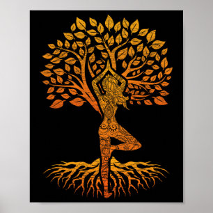 Poster Árvore Da Vida Yoga Chakra Haka, Clic Fit, Gola Re