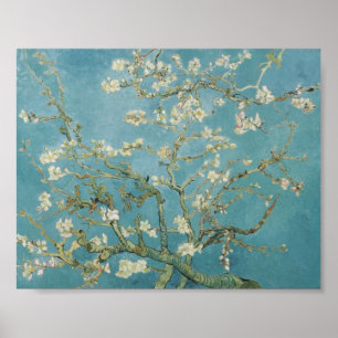 Póster Árvore de amêndoa por Van Gogh