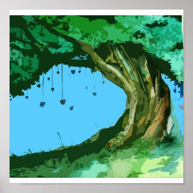 Poster Árvore de amor (Frente)