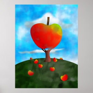 Poster Árvore de Apple