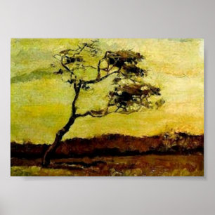 Póster Árvore de Batimentos Eólicos (F10) Van Gogh de A