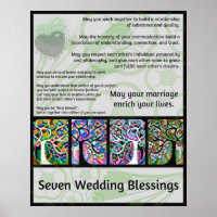Árvore de Bênçãos de Sete Judeus do Casamento Hams
