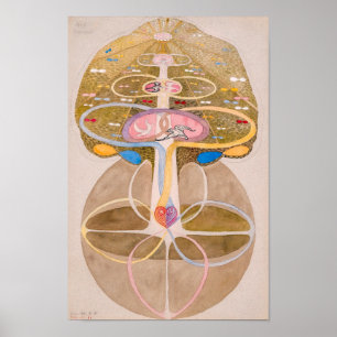 Poster Árvore de conhecimento n.o 1 Hilma af Klint