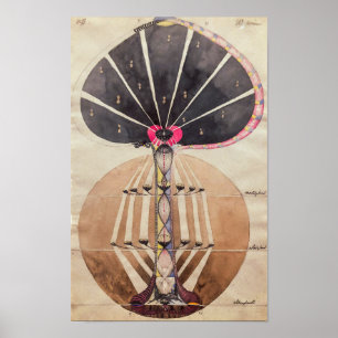 Poster Árvore de conhecimento n.o 3   Hilma af Klint  