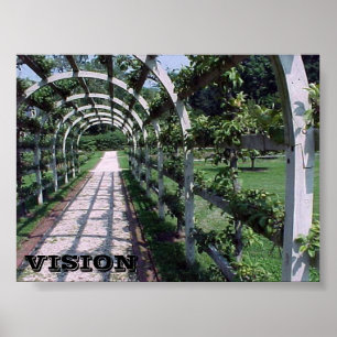 Poster Árvore de Espalier Apple - visão