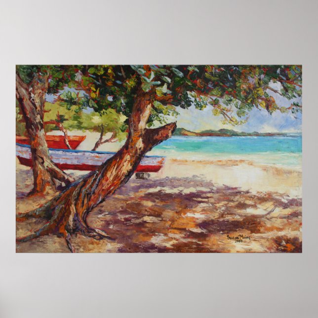 Poster Árvore de Grama do Mar (Frente)
