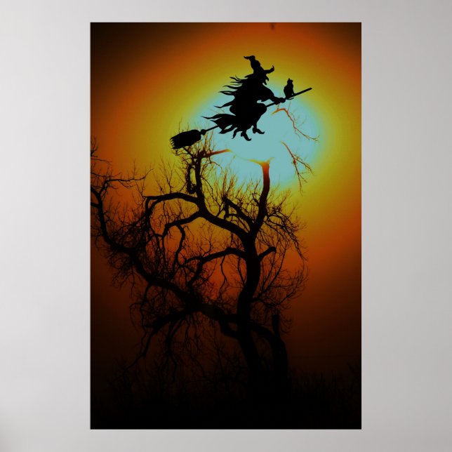 POSTER ÁRVORE DE HALLOWEEN (Frente)