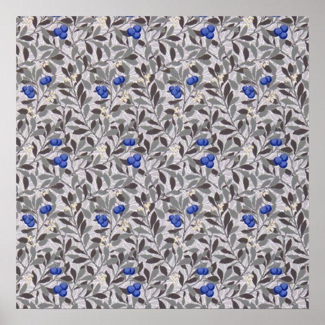 Poster Árvore de Mirtilo, William Morris (Frente)