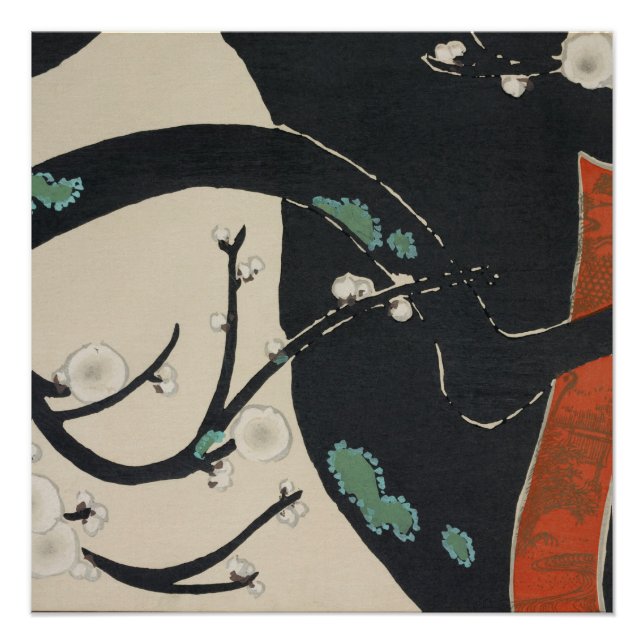 Póster Árvore de Momoyogusa-Flores de Cem Generati (Frente)