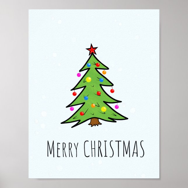 Poster Árvore de Natal (Frente)