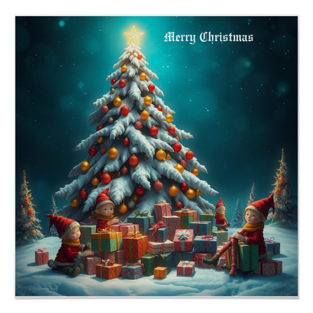 Póster Árvore de Natal (Frente)
