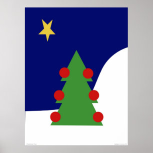Póster Árvore de Natal