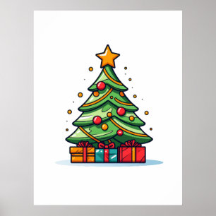 Poster Árvore de Natal decorada