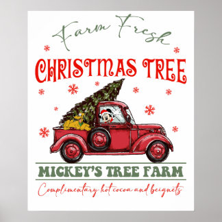 Poster árvore de natal fresca da fazenda2