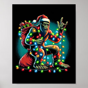 Poster Árvore de Natal Grande Luzes Xmas Meninos Sasqua