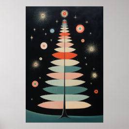 Poster Árvore de Natal Hygge